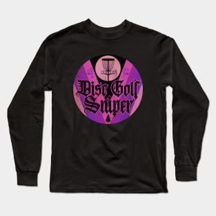 Disc Golf Purple Sunday Long Sleeve T-Shirt